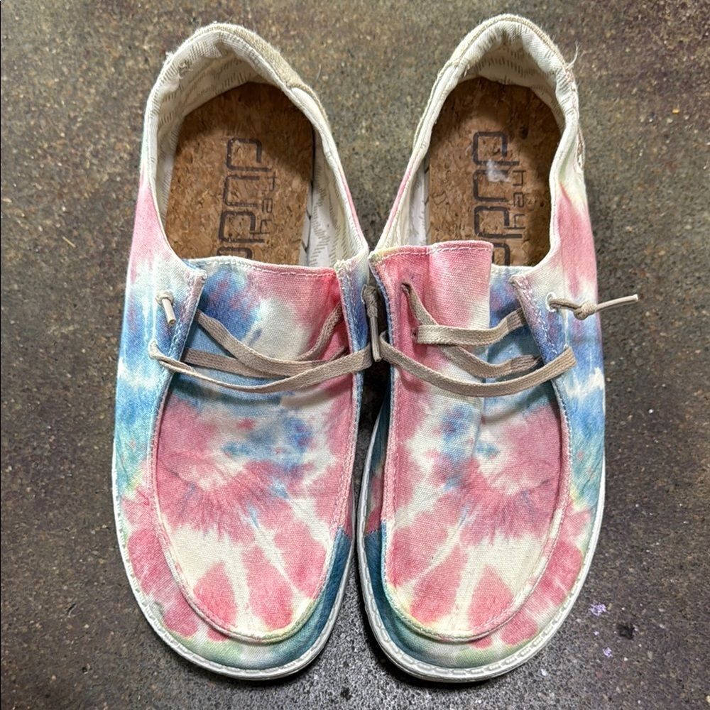 Hey Dude Pastel Tie-Dye Slip-Ons